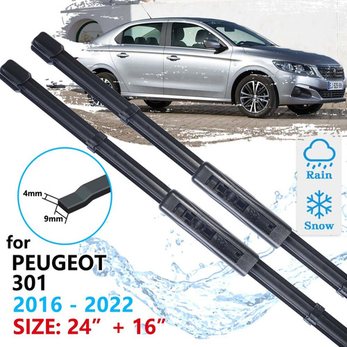 Plumillas Limpia Parabrisas Peugeot 301 201-2022