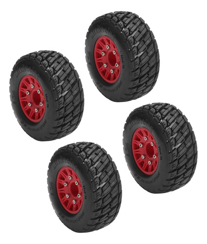 Accesorios Para Camiones Red Red Rc, 4 Piezas, Neumáticos 1/