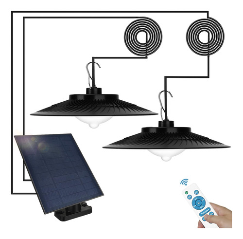 Syouhome Luces Solares Impermeables Para Exteriores, 900 Lum