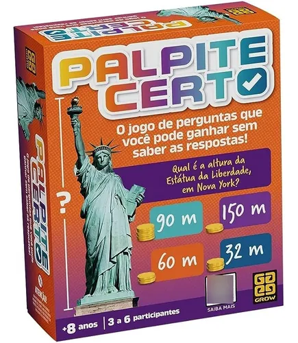 Jogo Palpite Certo - Grow 4358