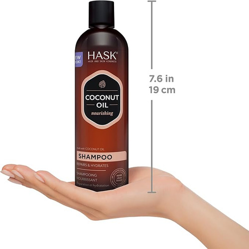 Hask Shampoo Monoi Coconut Oil 355 Ml