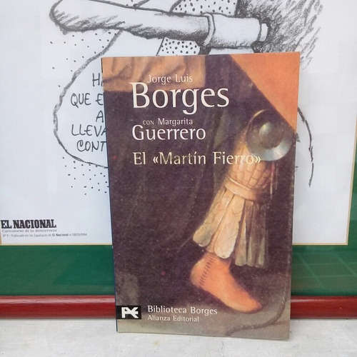 Libro El Martín Fierro Jorge Luis Borges 