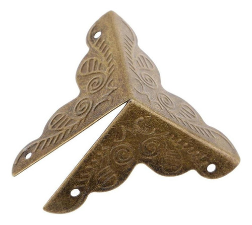 Esquina De Protector De Caja De Regalo De Pecho De Bronce