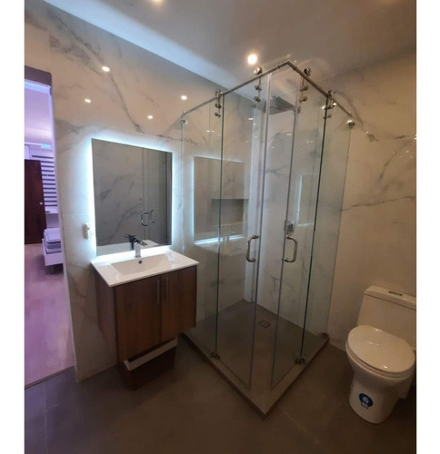 Imagen 2 de 10 de Puertas Vidrio Para Baños.