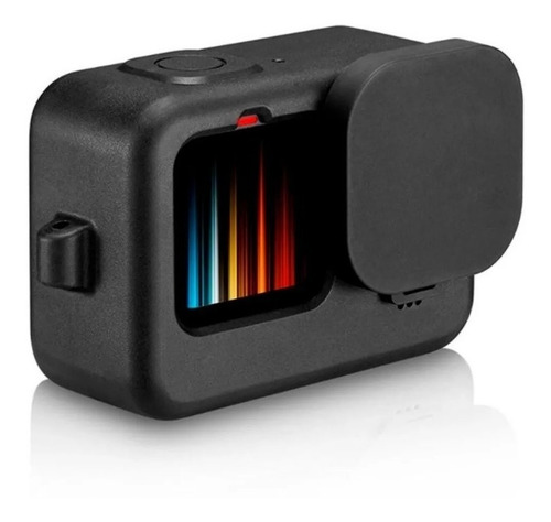 Imagen 3 de 7 de Protector Funda De Silicona Gopro Hero 9 Agregar Mas Data