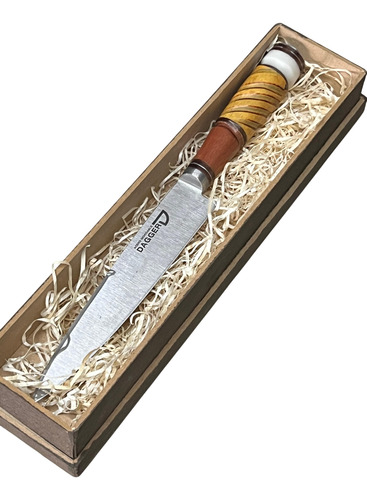 Cuchillo Asado Inox 16cm + Grabado Personalizado + Caja