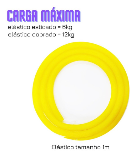 Imagem 3 de 5 de Elástico Estilingue Látex Borracha Tripa Mico 1 Metro Nº203