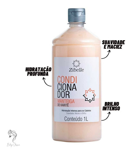 Kit Shampoo + Condi Manteiga De Karitê 1l Suave Fragrância