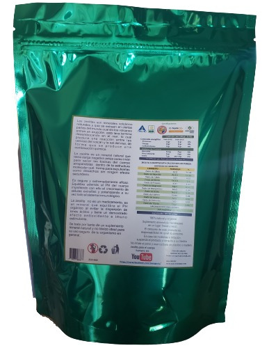 3 Bolsas De Zeolita Clinoptilolita Micronizada 400 Gramos