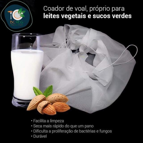 Coador Voal, Voil , Coador Vegano, Panela Furada