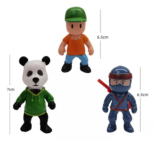 Kit 16 Bonecos Personagens Jogo Stumble Guys 7 Cm P/entrega