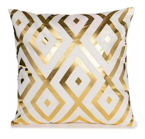 Imagen 8 de 9 de Fundas Para Cojines Con Estampados Dorados 45x45cm X Unidad