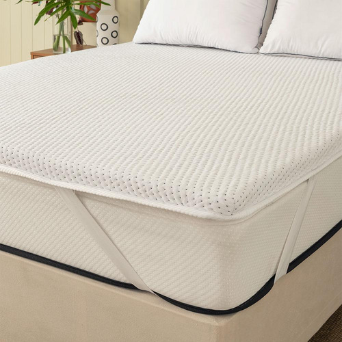 Pillow Top Viúva Guldi Soft Com Espuma D30 Com Alça 5x12... Cor Branco