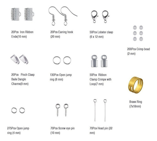 Kit De Fabricación De Joyas Hallazgos De Joyería Conjunto De