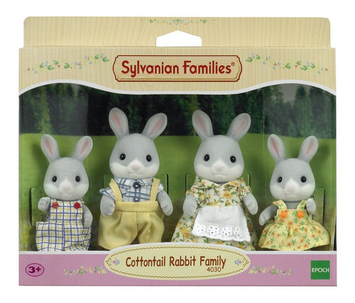 Sylvanian Families Familia 4 Conejos Cottontail Juguete Ax ®
