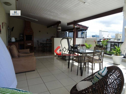 Imagem 10 de 30 de Cobertura Com 5 Dormitórios À Venda, 236 M² Por R$ 530.000,00 - Jardim Las Palmas - Guarujá/sp - Co0139