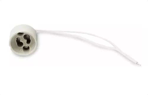 Ampolleta Gu10 Luz Cálida 3000k Dimeable 5.6w + Soquete 220v