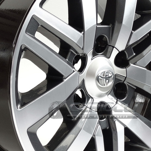 Roda Aro 16 6x139 Toyota Hilux R72 Krmai / Valor Unitário Cor Grafite Diamantado