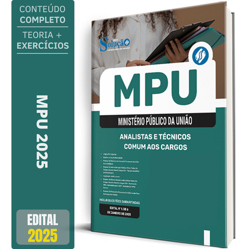 Apostila Mpu 2025 - Analista E Técnico