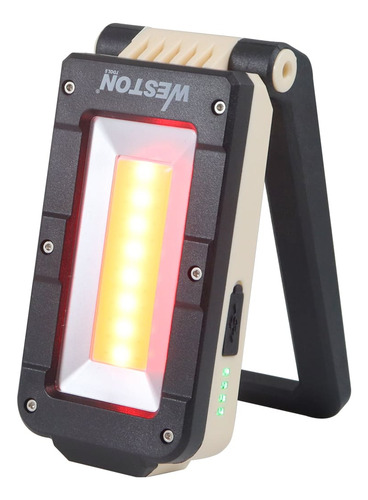 Lámpara De Trabajo Led Con Base Plegable Recargable 210lm