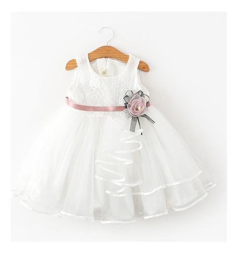 Vestidos Infantis Forrados, Tutues Florais De Renda Princesa