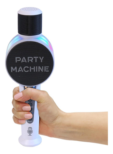 Micrófono Inalámbrico Marca Singing Machine/karaoke/blanco