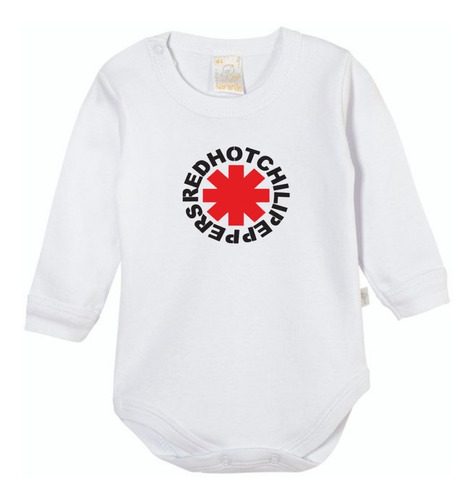 Body Bebé Estampado Personalizado Rock Red Hot Chili Peppers