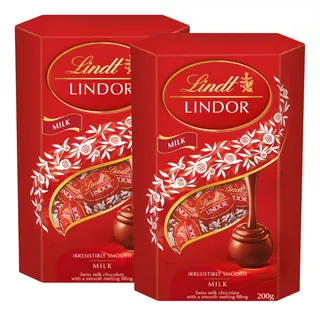 Chocolate Lindt Lindor Milk 200gr. X2