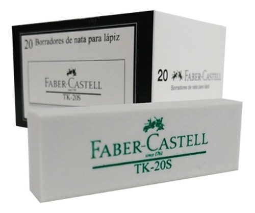 Borrador Nata Faber Castell Tk-20s X 20 Uds