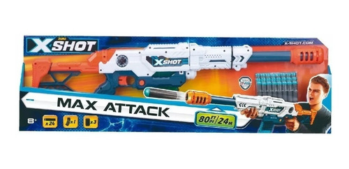 X-shot Max Attack Dispara 17 Metros Lny 3694 Loonytoys