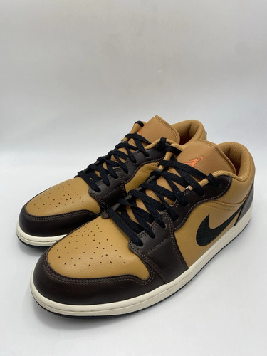Tenis Nike Air Jordan 1 Low Se Flax Baroque Brown 29.5 Cm (Usado)