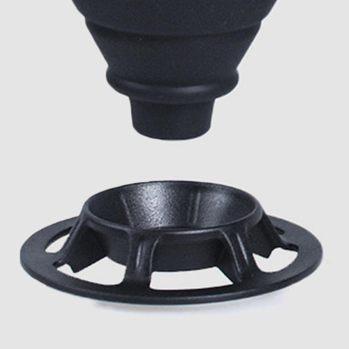 Taza De Filtro De Café Plegable Con Gotero De Café Negro