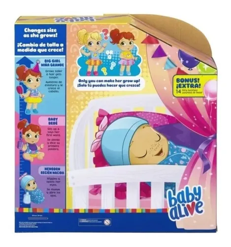 Baby Alive Mu eca Crece De Verdad Sonidos Ingles Y Espa ol