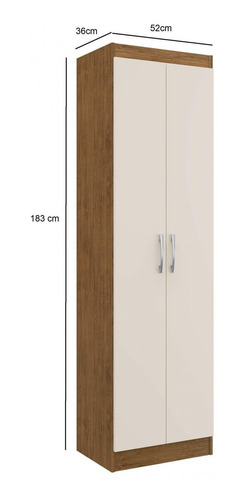 Imagem 4 de 5 de Armário Multiuso 2 Portas Ibiza 4099 Móveis Doripel Ca