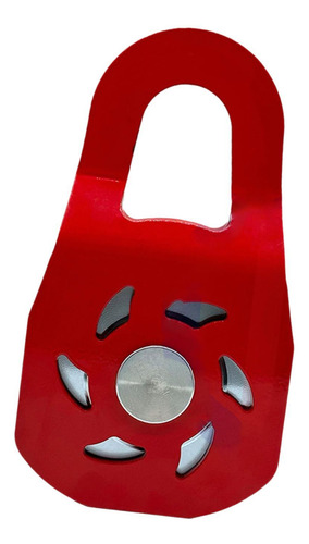 Bloque De Polea De Remolque Portátil De 10 Toneladas Rojo