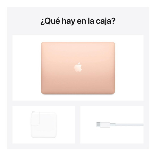 Imagen 6 de 6 de Apple Macbook Air (13 pulgadas, 2020, Chip M1, 512 GB de SSD, 8 GB de RAM) - Oro
