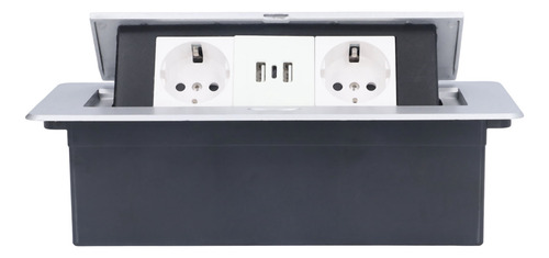 Enchufe Multifuncional, Doble Usb, Eléctrico De Piso Integra