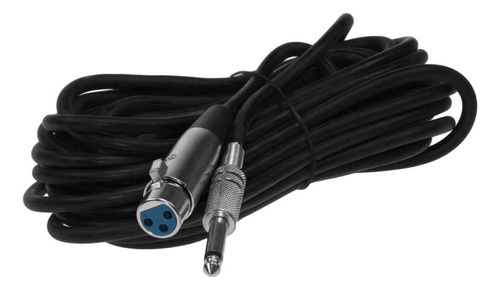 Cable Microfono Mono Xlr 3p Hembra 1 4  25 Pie