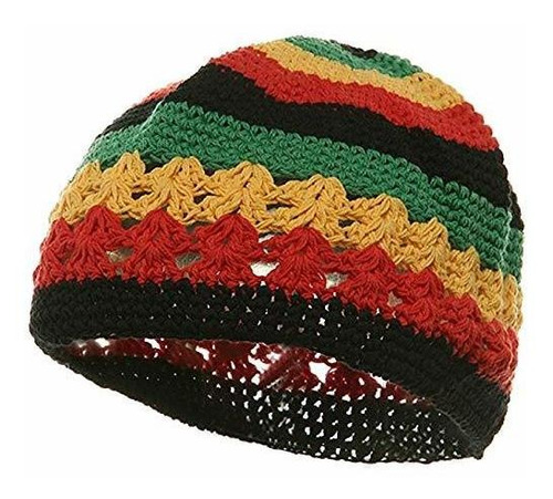 Gorro Kufi De Punto, Gorra Koopy, Gorro De Ganchillo (rasta)