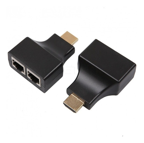 Adaptador Hdmi A Ficha Rj45 Hasta 30 Mts Cable