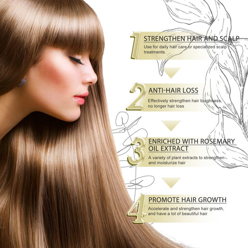 Aceite Para El Crecimiento Del Cabello Deuiosna Veganic Rose