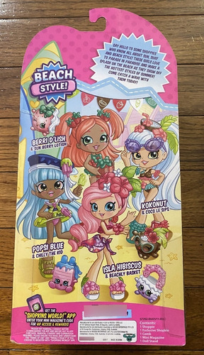 Muñeca Shopkins Shoppies Kokonut (Usado)