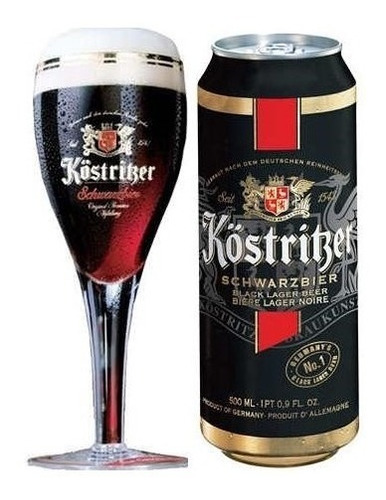 Cerveza Lata Kostritzer 500cm3 Importada  De Alemania