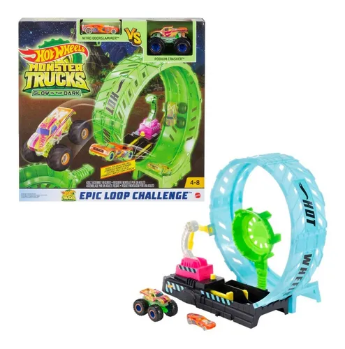 Hot Wheels Monster Truck Epic Loop Challenge Track Hbn02