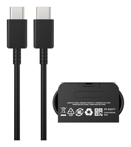 Cargador de coche Samsung M20 M30 M31 con cable C, color negro