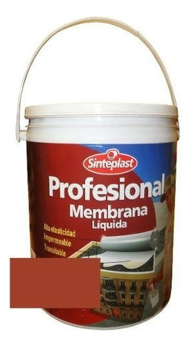 Membrana Liquida Para Techos Sinteplast X1lt Pintunet2007 Color Rojo