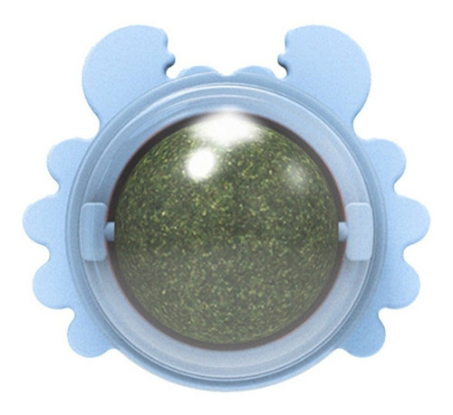 Bola de pelota Catnip Cat Herb Ball Lambe, interactiva, color azul cangrejo