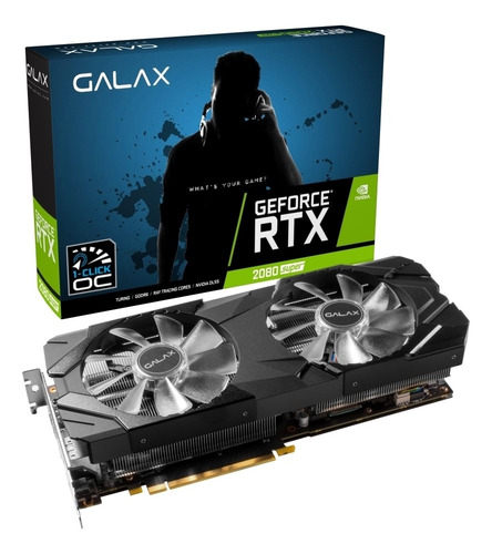 Placa De Vídeo Galax Geforce Rtx 2080 Super Ex 1 Click Oc