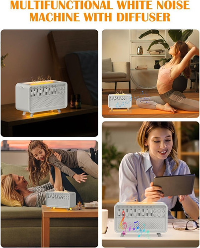 Humidificador De Sonido Blanco For Dormir, Con 8 Grupos De