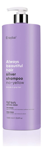  Shampoo Silver 86% Vegano 1000ml Erayba